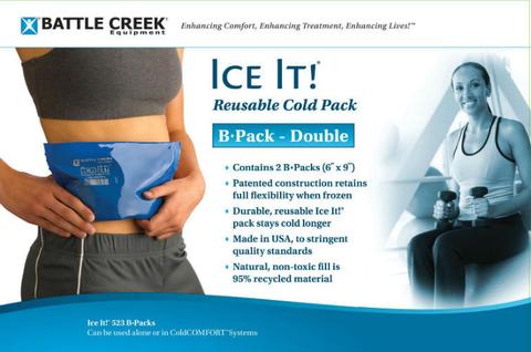 2 Pack Large Ice Packs for Injuries | 11 x 14.5 | Hot & Cold Pack |  Reusable Gel Pack, Durable Construction, & Flexible When Frozen