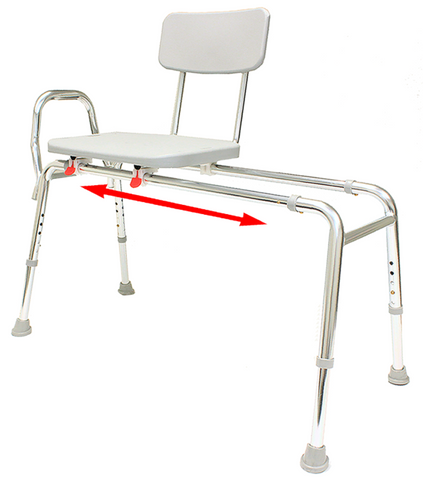Rose Health Care Molded Sliding /Swivel Transfer Bench