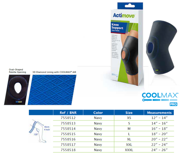 Actimove® Knee Support - Open Patella – Sheridan Surgical
