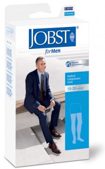 JOBST FOR MEN THIGH HIGH STOCKINGS 15-20