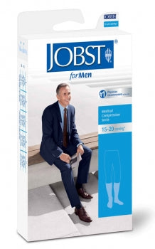 JOBST FOR MEN KNEE HIGH STOCKINGS 15-20