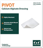 Pivot Calcium Alginate Dressing 4x4