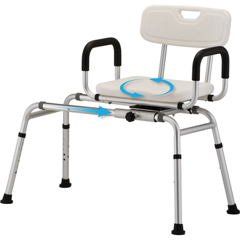 NOVA SLIDING SWIVEL SEAT TRANSFER BENCH