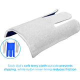 Nova Terry Cloth Covered Sock Aid