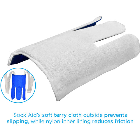 Nova Terry Cloth Covered Sock Aid