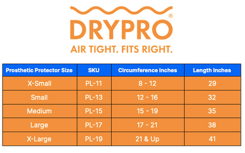 Dry Pro™ Full Leg Vacuum Sealed Cast Cover