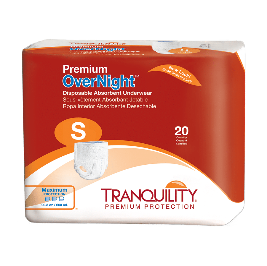 Tranquility® Premium OverNight Disposable Absorbent Underwear – Sheridan  Surgical