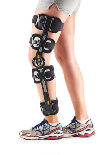 Coflex 6” Knee Brace With Hinge – Small, For Patella Support & Rehabilitation, Latex-Free Neoprene