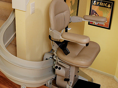 Stair Rider Elite Indoor Curved Stairlift – Sheridan Surgical