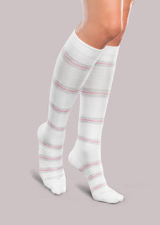 Therafirm® 15-20mmHg* Core-Spun Patterned Support Socks – Sheridan