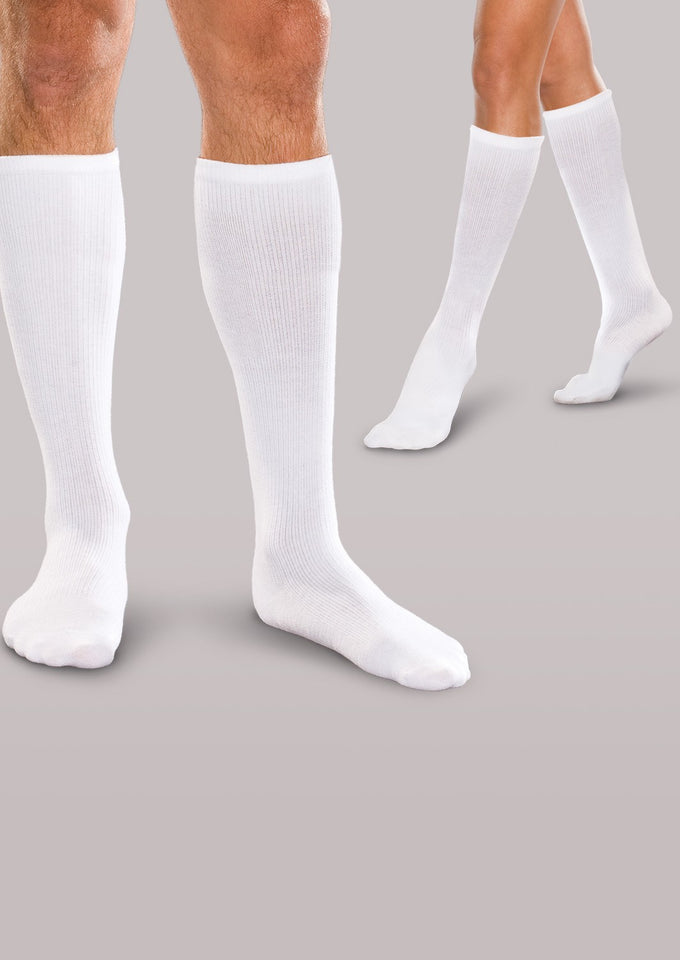 Core-Spun 20-30mmHg Moderate Graduated Compression Support Knee High Socks