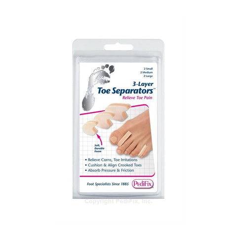 Pedifix® 3-Layer Toe Separators™